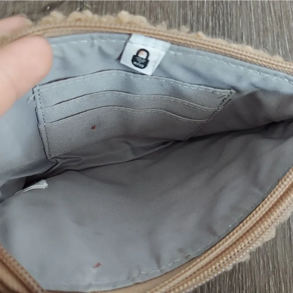 Baggallini On the Go Daily RFID Fleece Sherpa Pouch